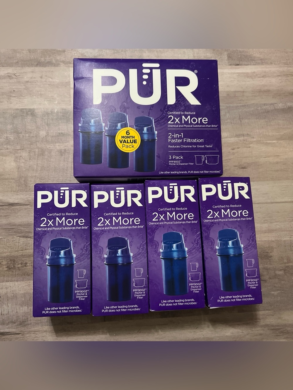 Pur Genuine Water Filter Replacement 7 Pack PPF900Z Pitcher Filter NEW!